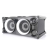 Boombox z akumulatorem, 120W, Ibiza, SPLBOX200-BK